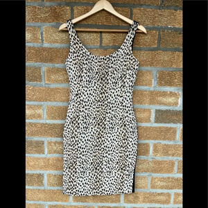 DVF Arianna Leopard BodyCon combo Dress 6